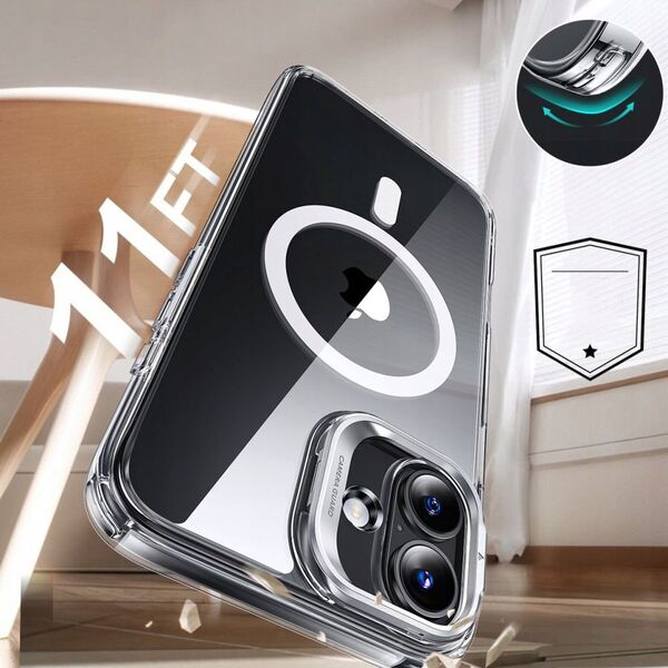 Etui ESR Classic Hybrid Kickstand MagSafe do Apple iPhone 17 Clear