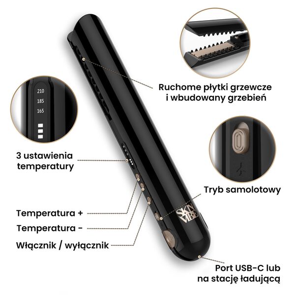 SkinVibe Luna Mini wireless czarny