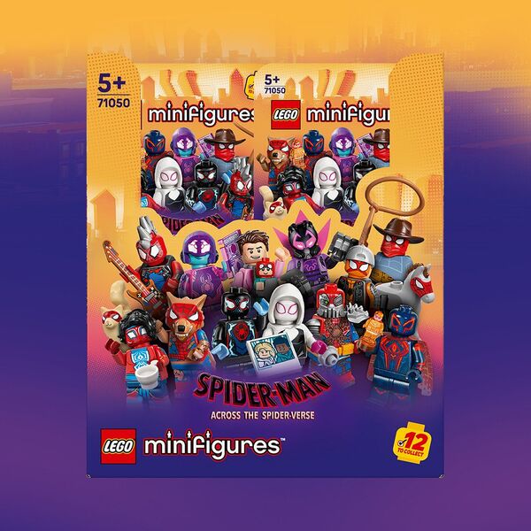 LEGO Minifigures 71050 Spider-Man: Across the Spider-Verse - Display box (36 bag)