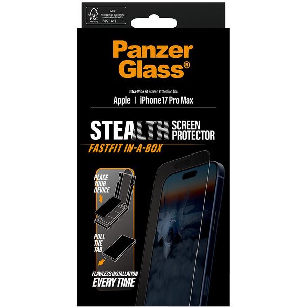 STEALTH SCREEN PROTECTOR W. BLA