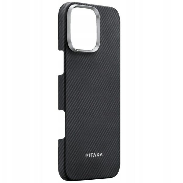 Case PITAKA Ultra-Slim MagSafe for iPhone 16 Pro Max black grey