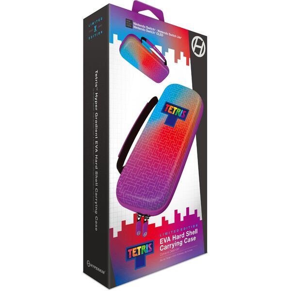 Hyperkin Official Tetris® EVA Hard Shell Carrying Case for Switch®OLED Model/Nintendo Switch®(Hyper Gradient)