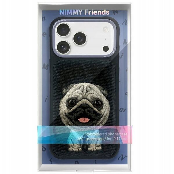 Etui Nimmy Big Eyed Pet 2.0 Dog do iPhone 17 czarny