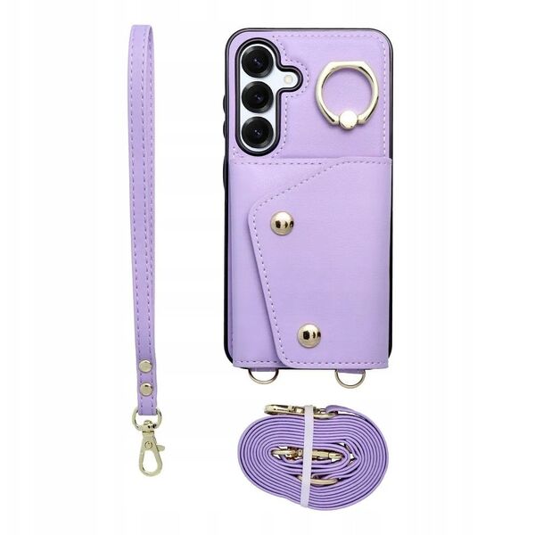 Futerał portfel WONDER dla SAMSUNG A35 5G liliowy