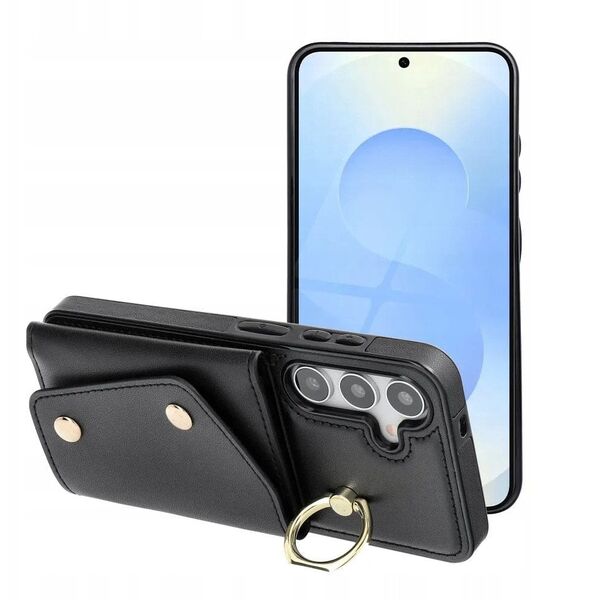 Futerał portfel WONDER dla SAMSUNG A16 5G czarny