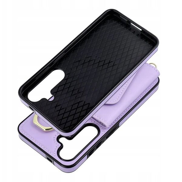 Futerał portfel WONDER dla SAMSUNG S25 EDGE liliowy
