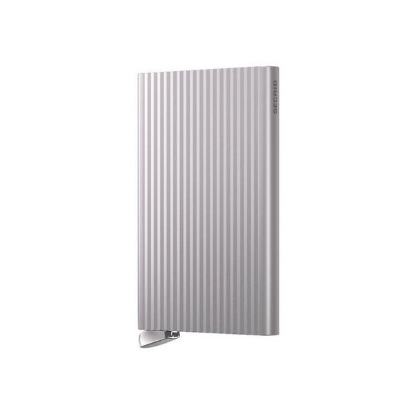 Secrid Cardprotector Fluted+ korttikotelo, hopea