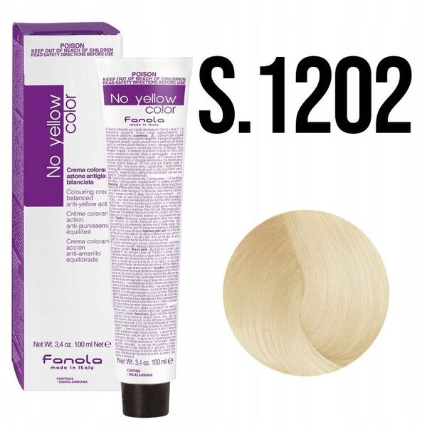 Fanola No Yellow Color Colouring Cream S.1202 100 ml