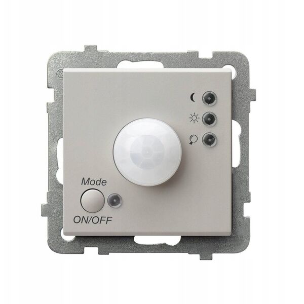 Elektroniczny czujnik ruchu Ospel Sonata ŁP-16R/m/82 230V 136° IP20 kaszmir