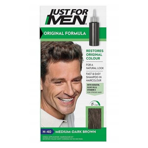 Just for men Just For Men Szampon koloryzujący do włosów H40 Medium Dark Brown