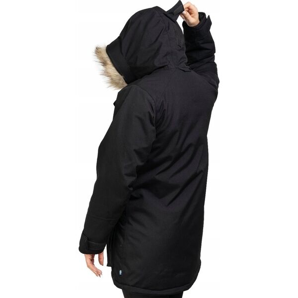 Kurtka nuuk parka women-550-black-l FJALLRAVEN