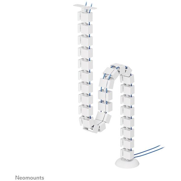 NEOMOUNTS Cable Spine Organizer for sit/stand desk frames screw mounted white