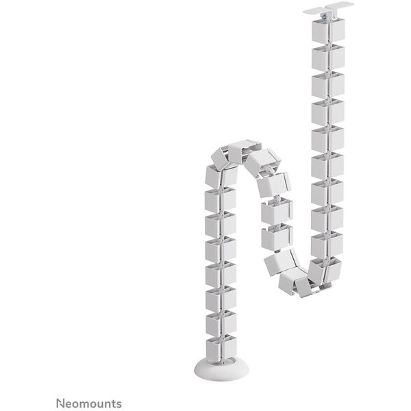 NEOMOUNTS Cable Spine Organizer for sit/stand desk frames screw mounted white