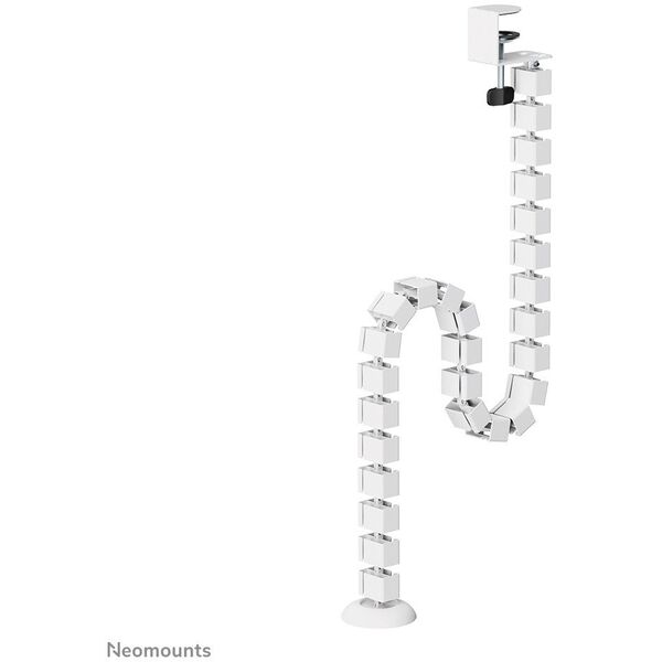 NEOMOUNTS Cable Spine Organizer for sit/stand desk frames clamp mounted white