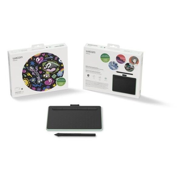 Wacom Intuos S Bluetooth tablet graficzny Zielony, Czarny 2540 lpi 152 x 95 mm USB/Bluetooth
