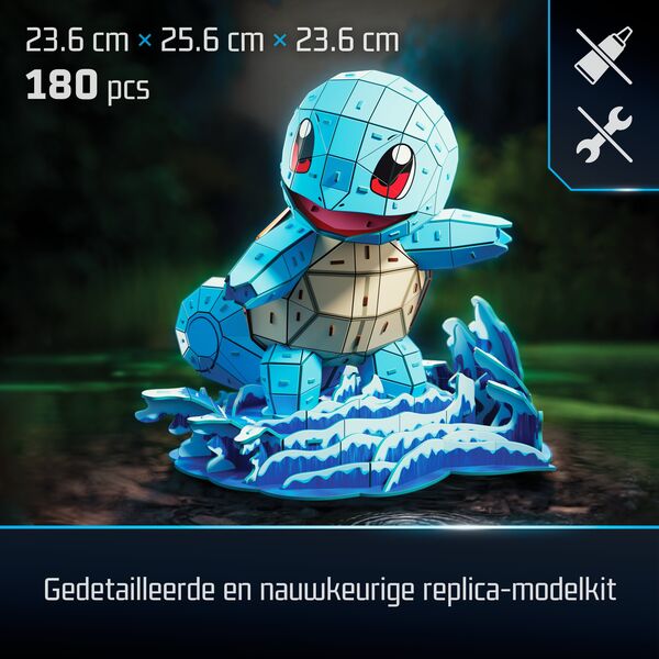 4D Puzzles Pokemon 30 cm - Squirtle
