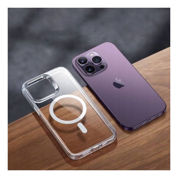 Nakładka Magsafe do iPhone 16 PRO transparentny