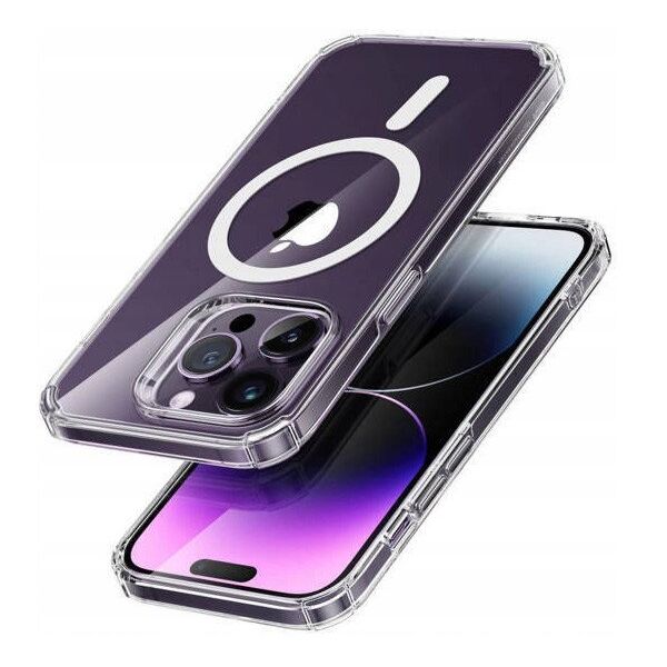 Nakładka Magsafe do iPhone 16 PRO transparentny