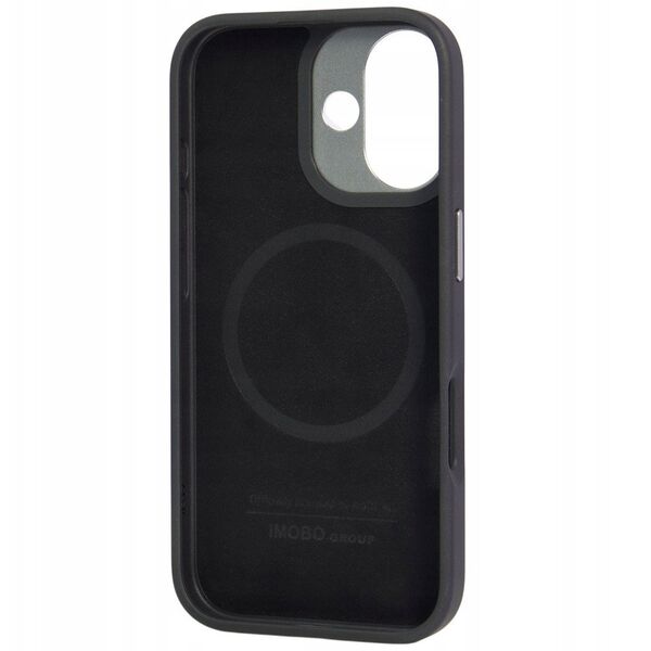 Case Audi R8 Genuine Leather MagSafe for iPhone 17 black-red