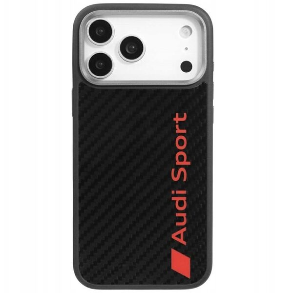 Case Audi R8 Carbon Fiber MagSafe for iPhone 17 Pro Max black