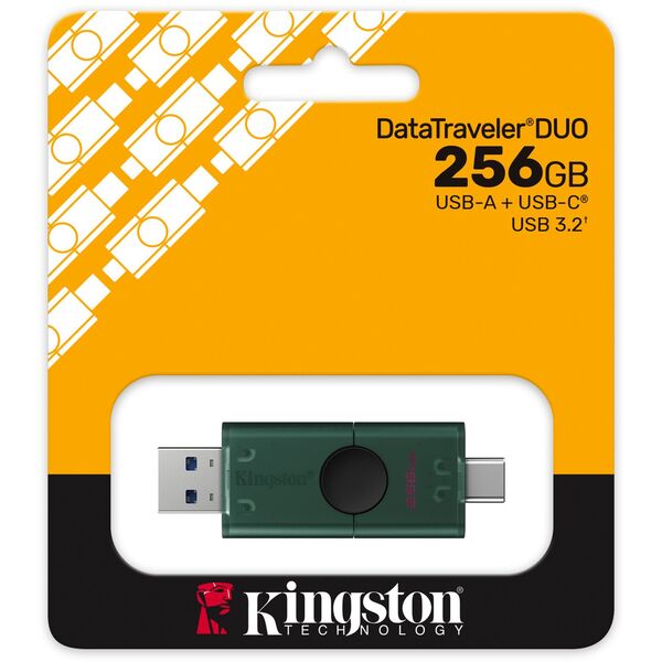 Pendrive Data Traveler DuoG2 256GB USB-A/USB-C 3.2 Gen 1