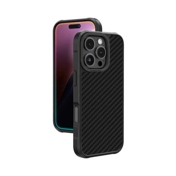 Θήκη θωράκισης AMAZINGTHING Titan Max Case με ίνες αραμιδίου 1500D για iPhone 16 Pro Max - μαύρο