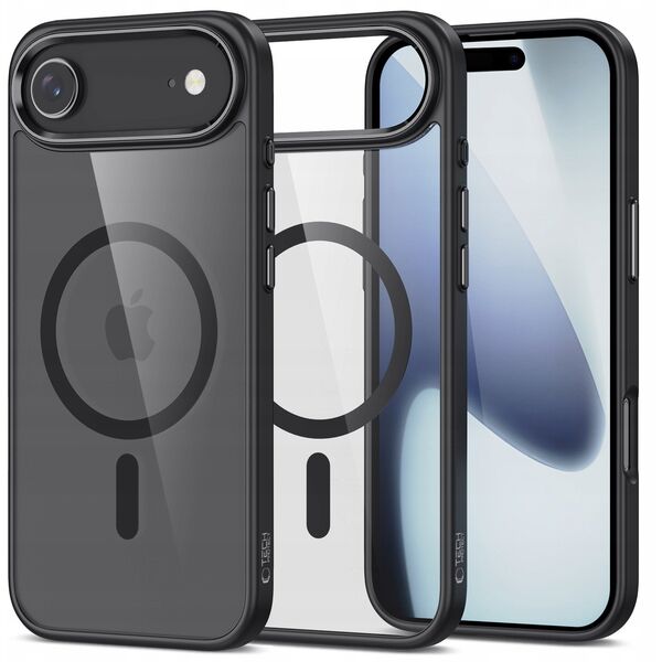 Etui Tech-Protect MagMat MagSafe do Apple iPhone 17 Air Black/clear