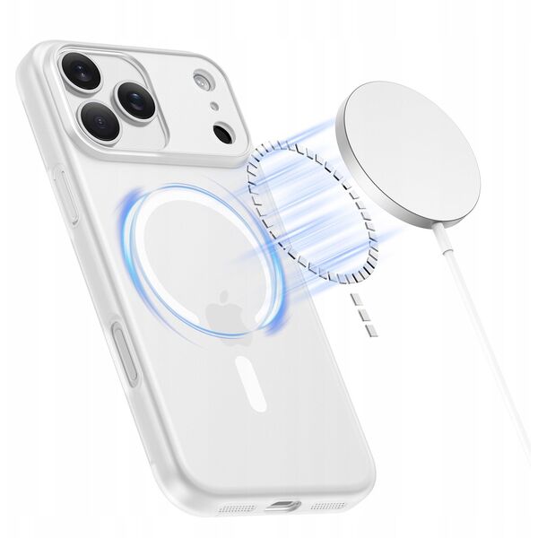 Etui Tech-Protect Magslim MagSafe do Apple iPhone 17 Pro Max Matte/white