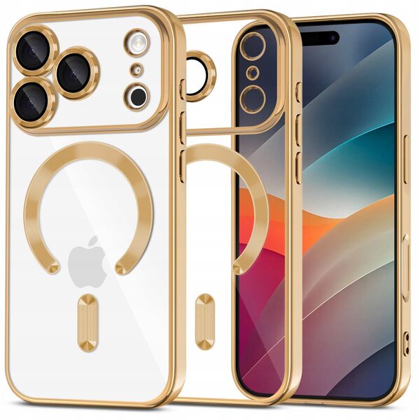 Etui Tech-Protect MagFlex MagSafe do Apple iPhone 17 Pro Max Shiny Gold