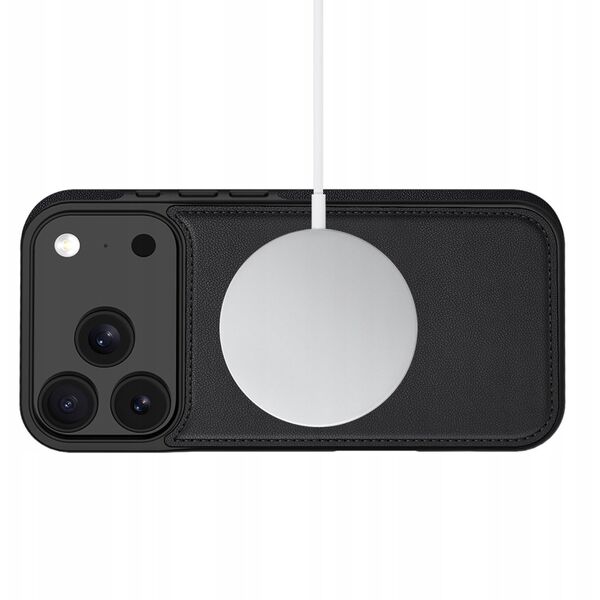 Etui z klapką Tech-protect Wallet MagSafe do Apple iPhone 17 Pro Max Matte Black