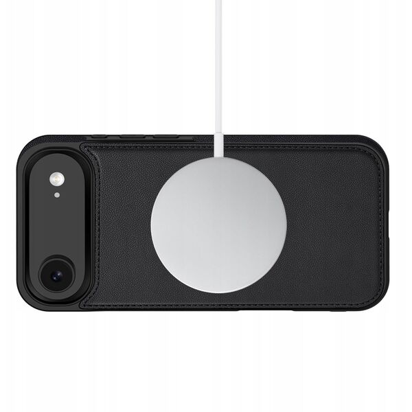 Etui z klapką Tech-protect Wallet MagSafe do Apple iPhone 17 Air Matte Black
