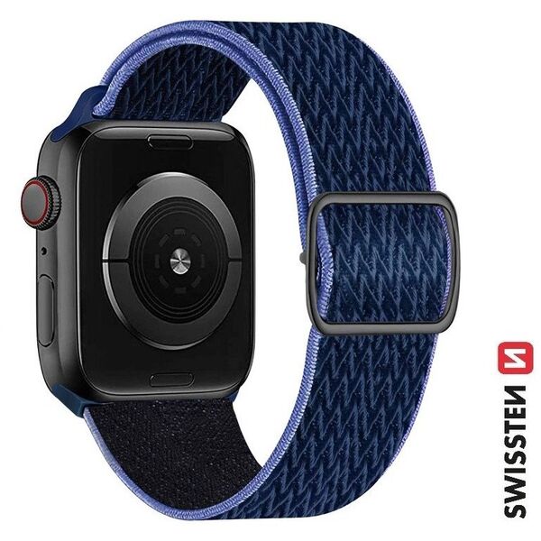 Swissten Νάιλον Λουράκι με Πόρπη για Apple Watch 38 / 40 / 41 mm