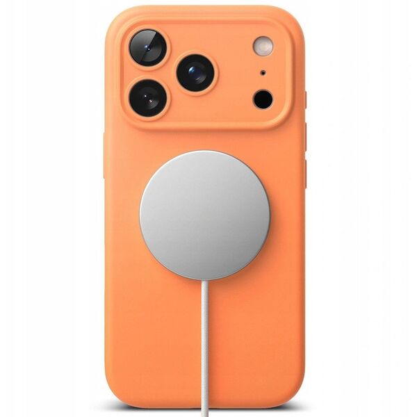 Etui Ringke Silicone Magnetic MagSafe do Apple iPhone 17 Pro Max Tangerine