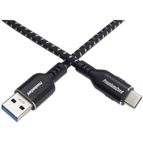 PREMIUMCORD Kabel USB-C na USB 3.0, 5Gbit/s, 3m
