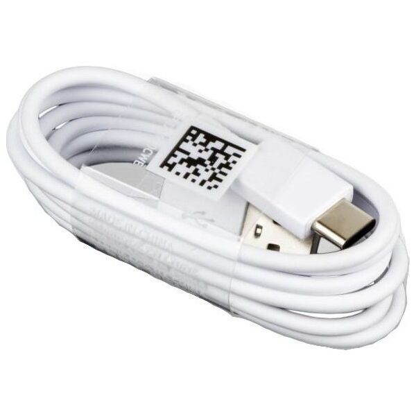Kabel USB Samsung USB-A - USB-C 1 m Biały (EP-DN930CWE)