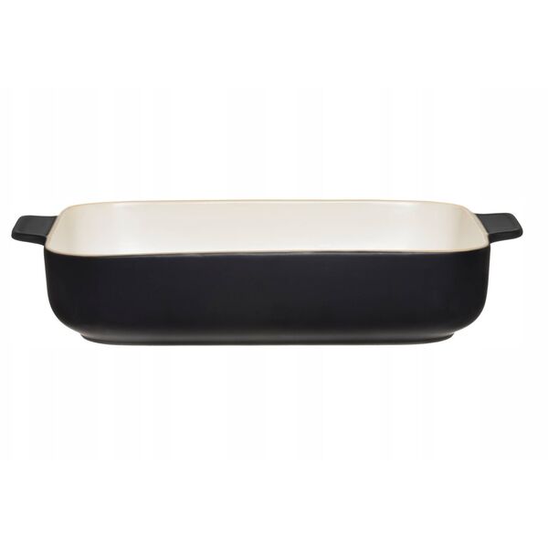 Ceramic baking dish MAKU, black, 3 L, 35 x 22 cm