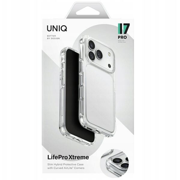 UNIQ Lifepro Xtreme Case for iPhone 17 Pro Transparent