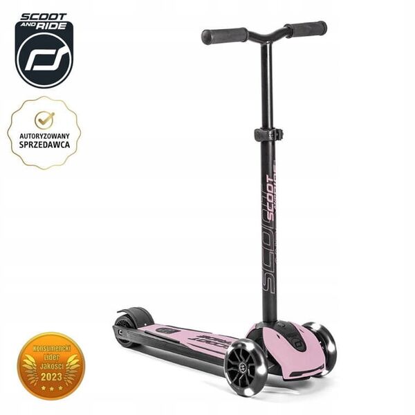 Scoot & Ride Highwaykick 5 LED Rose