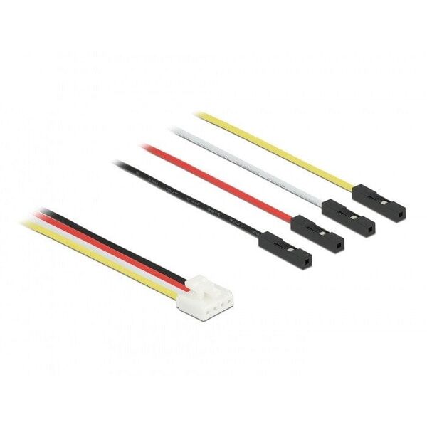 DeLOCK Conversion IOT Grove Cable 4 x pin male to 4 x Jumper female 40 cm, 0.4 m, Male, Female, Straight, Straight, Black, Red, White, Yellow