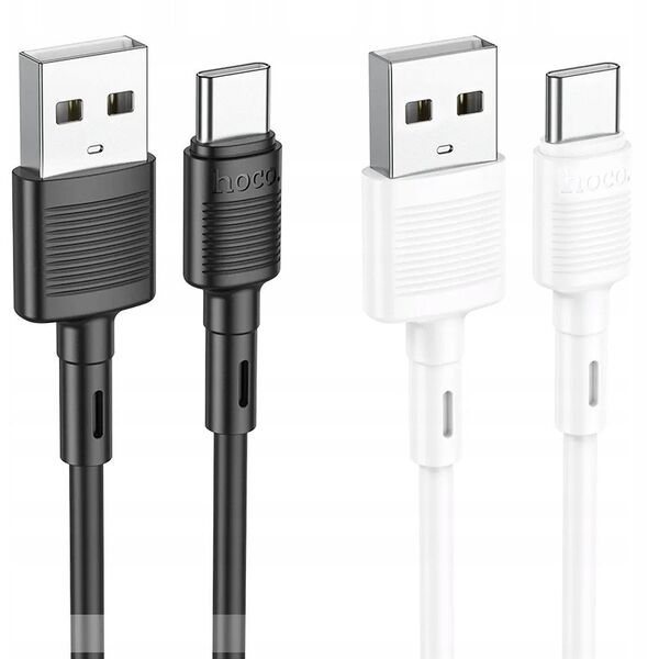 Kabel USB A do USB C Hoco 3A 1 m X83 biały