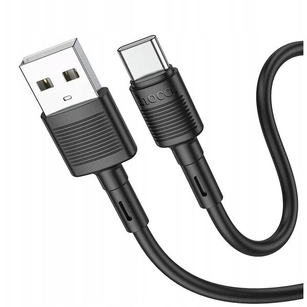 Kabel USB A do USB C Hoco 3A 1 m X83 czarny