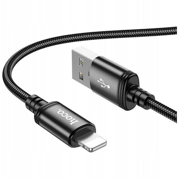 Kabel USB A do Lightning Hoco 2,4A 2 m X89 czarny