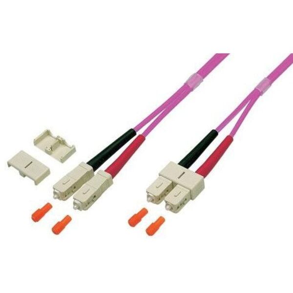 Patchcord światłowodowy OM4 50/125 MM SC-SC Duplex 3m