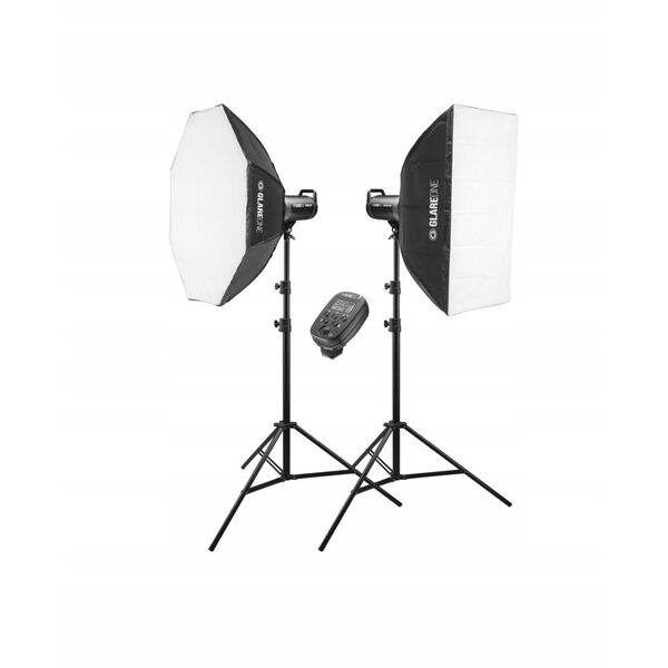 GlareOne Antares 600 Basic Kit - zestaw oświetlenia studyjnego