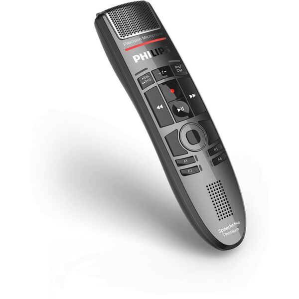Philips SpeechMike Premium Touch, -37 dB, 200 - 12000 Hz, Κατευθυντικό, Ενσύρματο, USB, Μαύρο