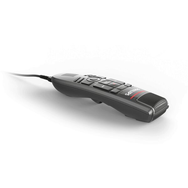 Philips SpeechMike Premium Touch, -37 dB, 200 - 12000 Hz, Κατευθυντικό, Ενσύρματο, USB, Μαύρο