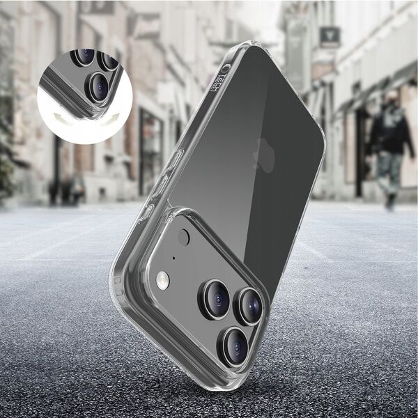 Etui Tech-Protect Flexair Hybrid do Apple iPhone 17 Pro Clear