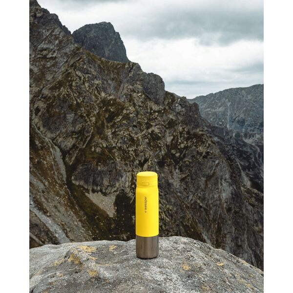 Butelka filtrująca Wessper B2 STAINLESS STEEL Actitex™ 1000ml Yellow (WES276-1000-YL_K)