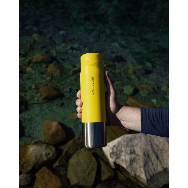 Butelka filtrująca Wessper B2 STAINLESS STEEL Actitex™ 1000ml Yellow (WES276-1000-YL_K)