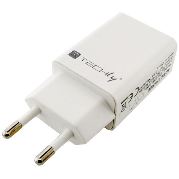 Ładowarka sieciowa USB 12W/2.4A 5V biała